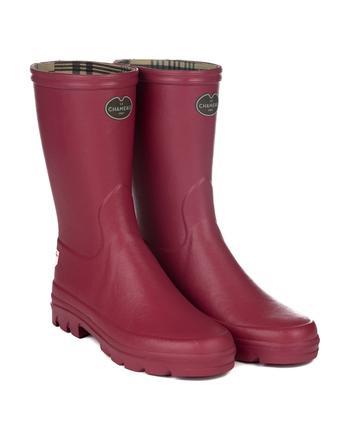 Neon pink wellies shop