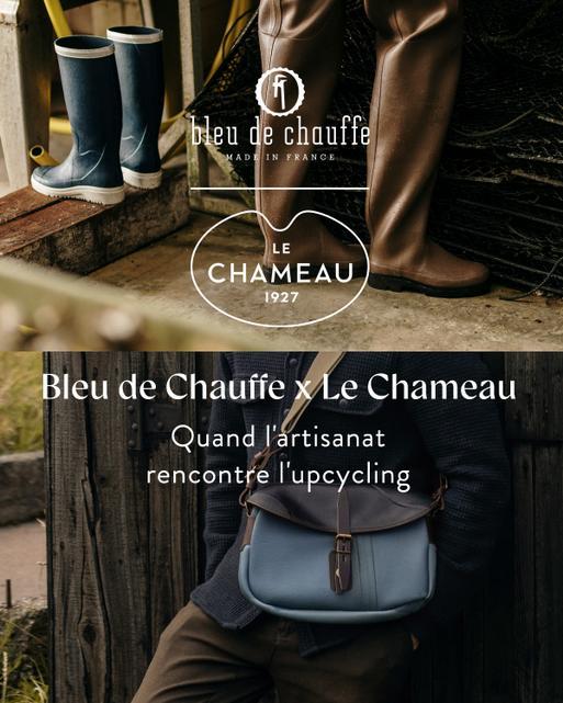 Bleu de deals chauffe maroquinerie