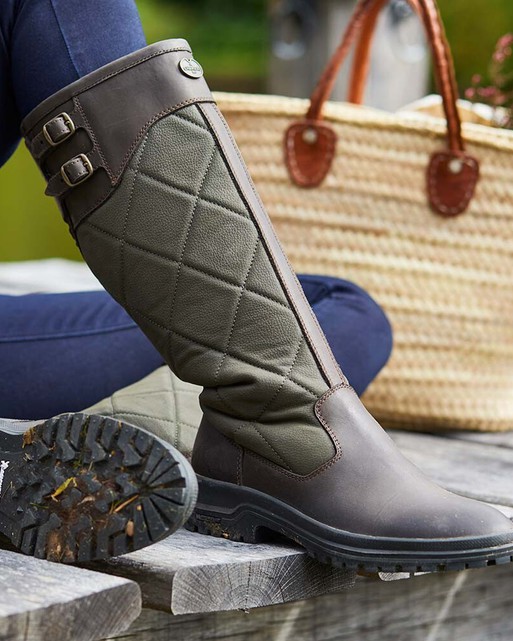 Women s Jameson Quilted Leather Boot