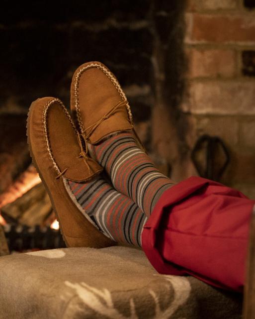 Mens Moccasin Boot Slippers Outlet | bellvalefarms.com