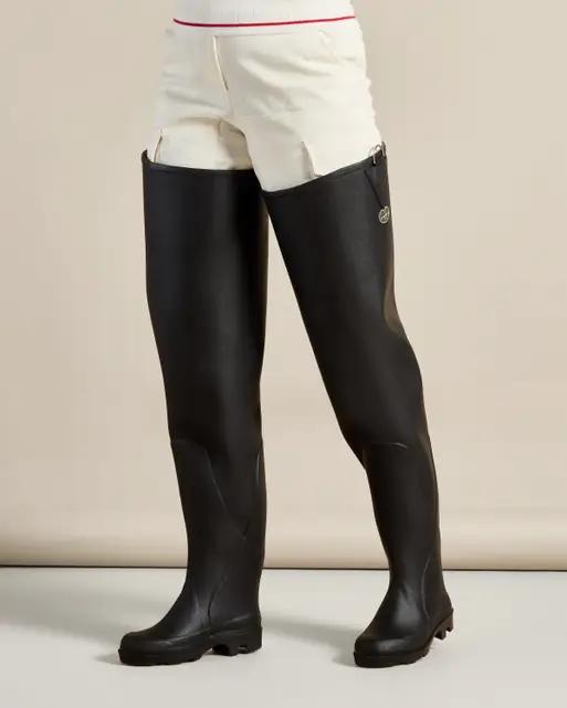 Over the knee rubber boots discount