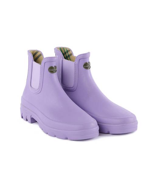 Lined ankle cheap rain boots