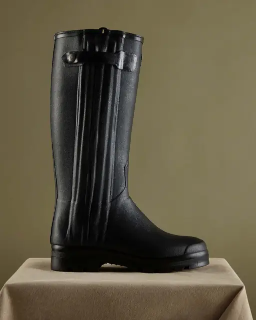 Hunter leather lined wellingtons sales