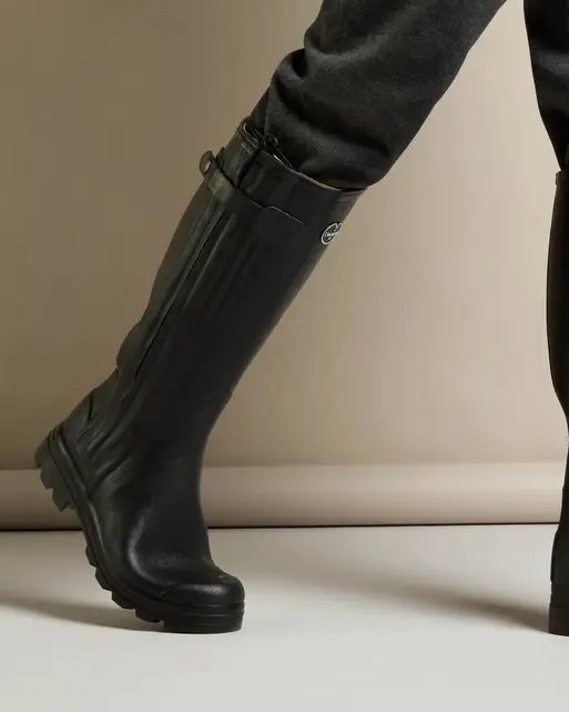 Leather lined wellington boots shop